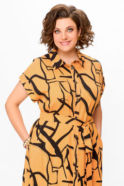 Блуза Swallow 803.2 черный+серебряный узор фото 1166