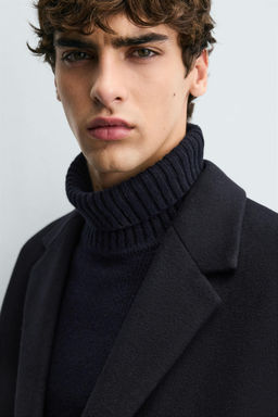 REGULAR FIT WOOL COAT - Zara фото 7