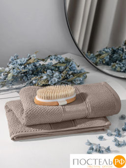 PRIME PRIVE ОТИЛИЯ кофе Полотенце, 50x100, 100% хлопок, 1 пр., 500 гр/м2