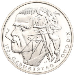 Монета 20 евро 2016 года Германия 125 лет со дня рождения Отто Дикса