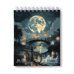 Светоч А307 Артбук (Скетчбук), блок чёрный, жесткая подложка, 120 г/м2 175*200 мм на гребне 30 л. 2 шт. Нуар 01942  фото 10