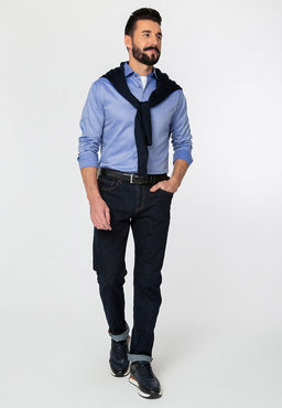 Сорочка мужская длинный рукав GREG 223/131/8715/Z/1 STRETCH_GB  фото 5