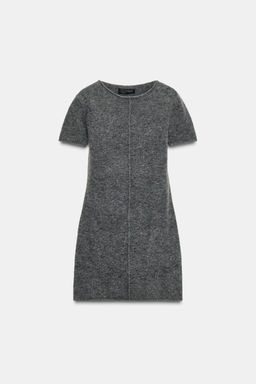 SOFT KNIT MINI DRESS WITH SEAM DETAIL - Zara фото 7