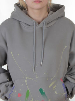 005 GRAY Костюм спортивный зимний женский (95% хлопок, 5% полиэстер)