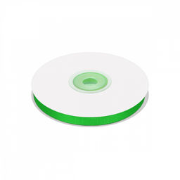 Лента репсовая 6мм цв. 579 ярк.зеленый Magic4Hobby уп. 22,8м (1м) картон