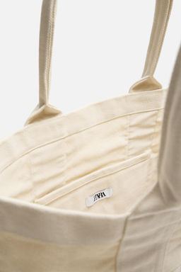 WOVEN SHOPPER BAG - Zara фото 6