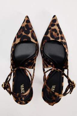 ANIMAL PRINT SLINGBACK HIGH HEELS - Zara фото 7