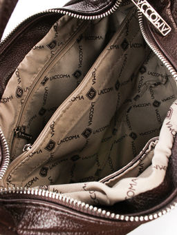 LACCOMA сумка Офелия-Y2005-коричневый эко кожа хлопок