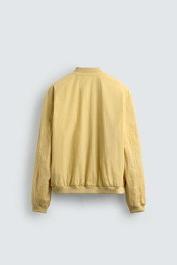 CAZADORA BOMBER T?CNICA REGULAR FIT / Vainilla - Zara фото 9