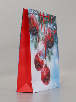 Пакет подарочный «Новогодние сокровища», 33×10×42.5 см