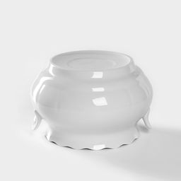 Супница Добрушский завод «Романс», 3 л, фарфор, белая