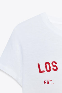 WASHED-EFFECT T-SHIRT - Zara фото 7