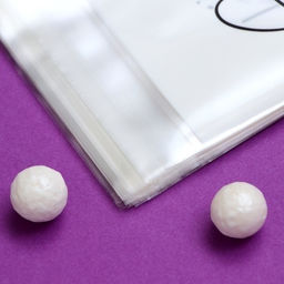 Цена за 100 шт. Пакет БОПП с липкой лентой, "Пожелания", 10*10+3см