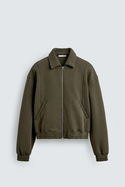 NEOPRENE-EFFECT BOXY FIT JACKET - Zara фото 9