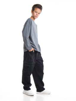 Брюки карго 33-91236 черный - Mini maxi фото 27