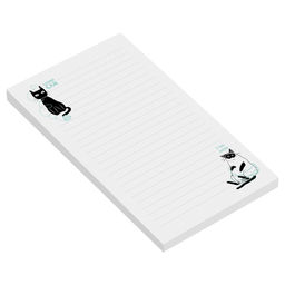 Блок для записей MESHU "Freak cats" 10*17см 50л., с дизайном, на склейке (MS_65015) плотность 80г/м2