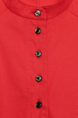 CAMISA MANGA ABULLONADA ZW COLLECTION / Rojo - Zara фото 7