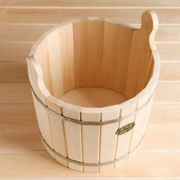 Запарник - ведро для бани и сауны, 15 л, липа, с крышкой, «Добропаровъ»