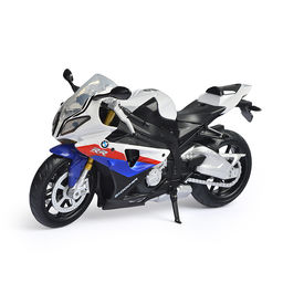 Модель металл BMW s1000rr Мотоцикл, 17 см, вращающийся руль, подвеска
