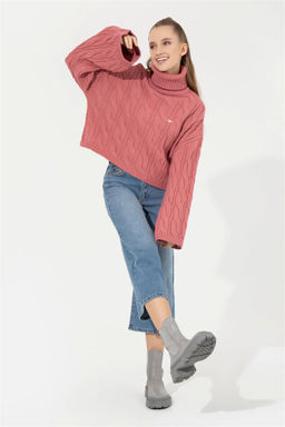 U. S. Polo Assn Женская розовая водолазка - U.s. polo assn фото 10