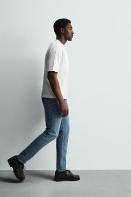 JEANS SLIM FIT / Azul medio - Zara фото 6