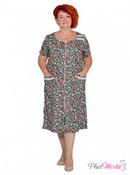 Халат Модель №1741 размеры 44-84 - Plusmoda фото 5