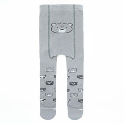 Колготки Крошка Я "Мишка", серый, рост 86-92 см