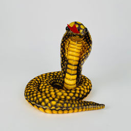 Мягкая игрушка змея - Кобра 20 см - Storyland фото 14