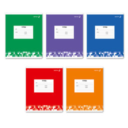 Светоч Т74 Тетрадь ученическая школьная A5 12 л. на скобе 65 г/кв.м , белизна 100 % 25 шт. клетка 01400 Твой цвет