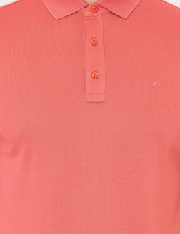 Розовая приталенная базовая футболка - Cacharel фото 5