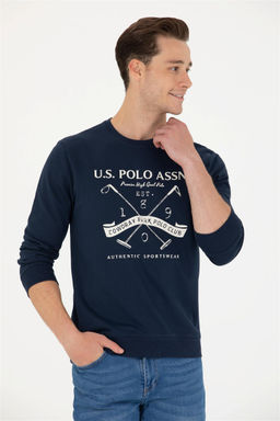 U. S. Polo Assn / Мужской темно-синий свитшот - U.s. polo assn фото 8
