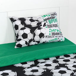 Постельное бельё 1.5-спальное «Этель. Футбольный мяч», бязь