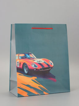 Цена за 2 шт. Пакет подарочный ламинированный «Лучшему» 26×12×32 см