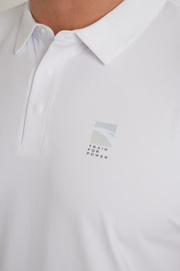 Поло Белый ANTA TRN-ESSENTIAL SS Polo  фото 7