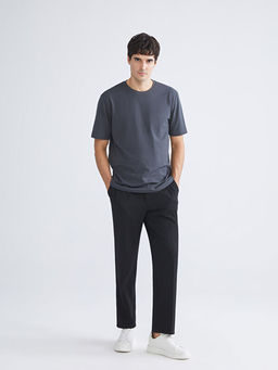 Bisiklet Yaka Penye Erkek Ti??rt