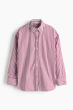 Camisa oversize de popelina - H&m фото 3