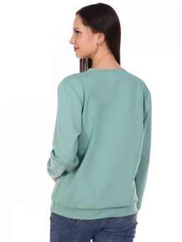 Б0776 Джемпер женский футер-лайкра оливковый - АстраТекстиль фото 6