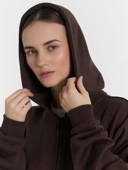 Толстовка женская коричневая шоколадное мартини 172116 - Mark formelle фото 5