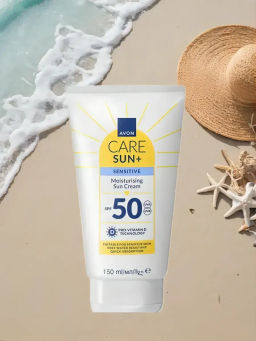 Солнцезащитный крем для лица и тела для чувствительной кожи SPF 50, 150 мл - Avon фото 6
