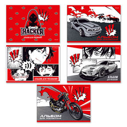 Светоч 8АЛСК4_1_3_9 Альбом для рисования 100 г/м2 A4 29 х 20.5 см 20 шт. на скобе 8 л. 000679 Райдер  фото 12