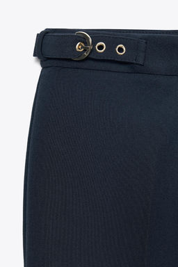FLARE TROUSERS WITH BUCKLES - Zara фото 8