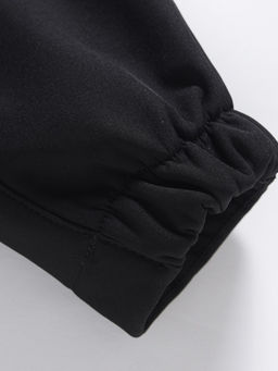 Куртка мужская гибридная стёганая с капюшоном с графеновой подкладкой черного цвета 9627_1Ch