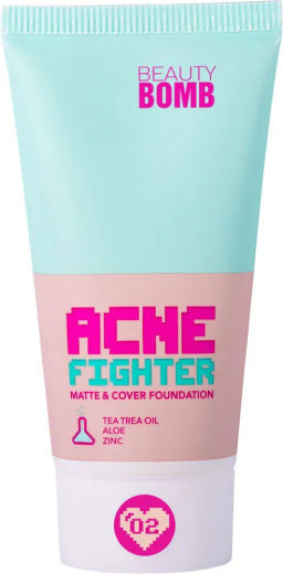 Beauty Bomb Тональный крем "ACNE FIGHTER" тон 02