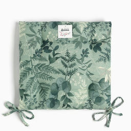 Сидушка Доляна Лесная прохлада 42х42 см, 50% хлопок, 50% п/э, рогожка 158 г/м2  фото 4