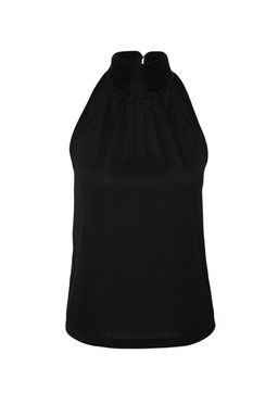 Trendyolmilla Mint Regular/Normal Kal?p Dik Yaka Fit Pilise Esnek Orme Bluz TWOSS23BZ00952 фото 19