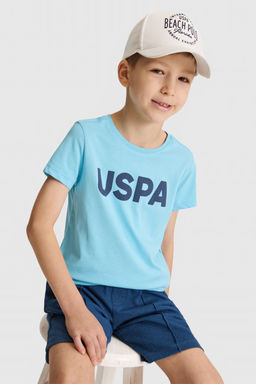 Erkek Гocuk Aqua Bisiklet Yaka Basic TiЕГrt
