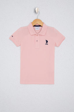 Erkek _ocuk Somon Polo Yaka Ti__rt