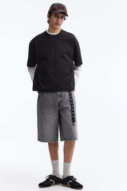 Vaquero corto Baggy - H&m фото 9