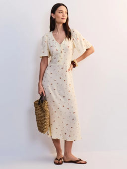 Платье миди с треугольным вырезом ZR2605012914-214 / Zarina