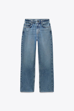 Z1975 STRAIGHT-LEG HIGH-WAIST JEANS - Zara фото 6